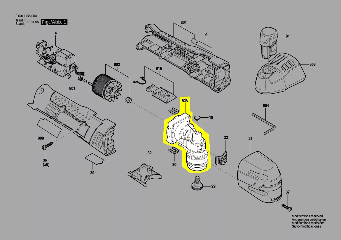 renvoi d\'angle réf. 1 607 000 CL0 Bosch